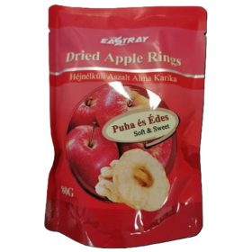   Eastray Héjnélküli aszalt alma karika 80g Dried Apple Rings