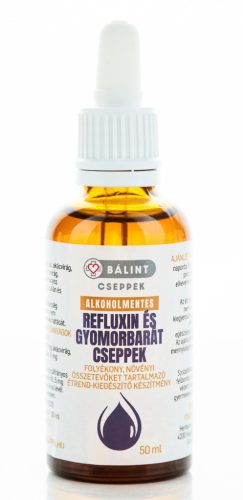 Bálint Cseppek Alkoholmentes Refluxin és gyomorbarát cseppek 50ml