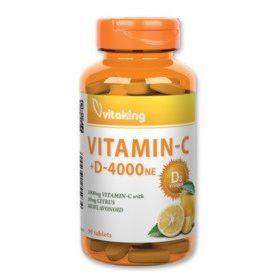Vitaking C-1000 + D-4000 komplex (90) tabletta