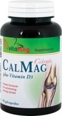 Vitaking CalMag Citrate + D-400 vitamin (90) lágykapszula