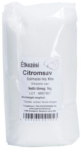 Paleolit Citromsav étkezési 1kg