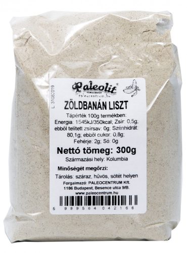 Paleolit Zöldbanán liszt 300g