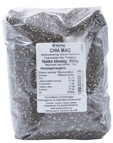 Paleolit Chia mag fekete 500g