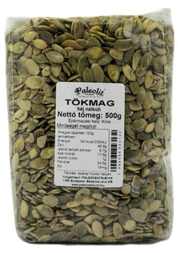 Paleolit Tökmag héj nélkül 500g