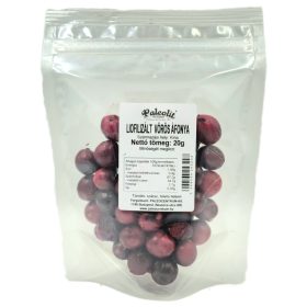   Paleolit Liofilizált vörös áfonya 20g szemek Cranberries freeze-dried