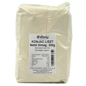   Paleolit Konjac liszt 300g 120-200 mesh glükomannán tartalom min 90%