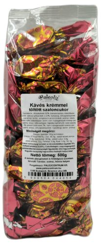 Paleolit Kávés szaloncukor 500g krémmel töltve