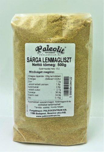 Paleolit Sárga lenmagliszt 500g préselvényből