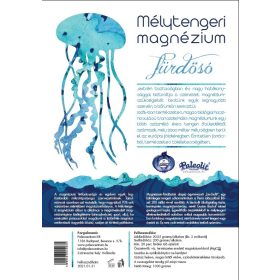   Paleolit Mélytengeri magnézium 1kg fürdő só Magnesium Chloride Hexahydrate 47%