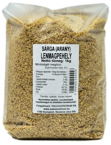 Paleolit Sárga (arany) lenmagpehely 1kg