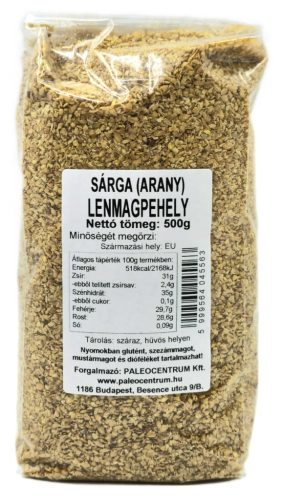 Paleolit Sárga (arany) lenmagpehely 500g