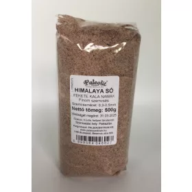   Paleolit Himalaya só fekete 500g fine (0,3-0,5mm) Kala Namak