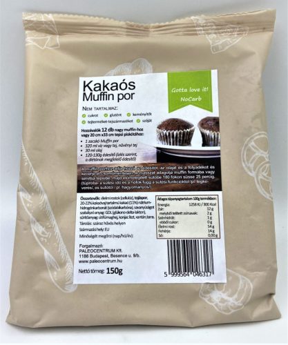 NoCarb Kakaós muffin 150g Gotta love it!