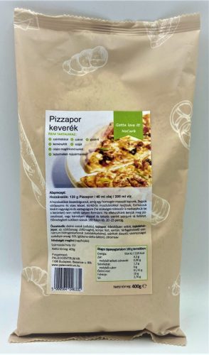 NoCarb Pizzapor keverék 400g Gotta love it!