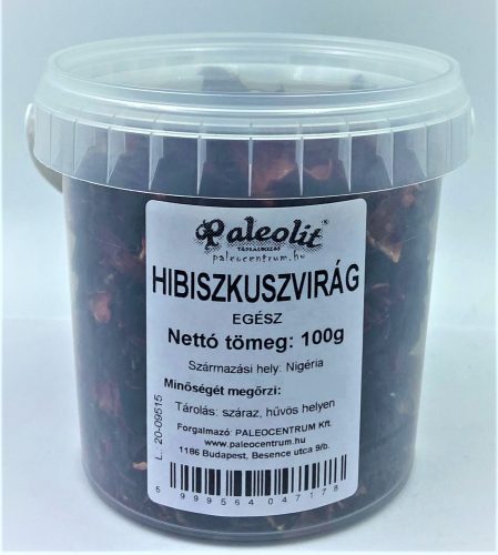 Paleolit Hibiszkuszvirág egész 100g vödrös