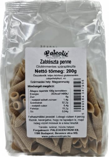 Paleolit GM zabtészta penne 200g