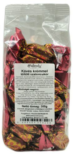 Paleolit Kávés szaloncukor 300g krémmel töltve