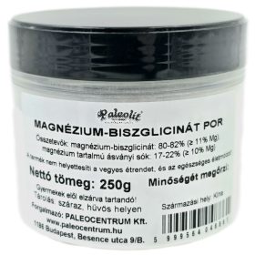   Paleolit Magnézium-biszglicinát por 250g Magnesium Bisglycinate Powder tégelyben