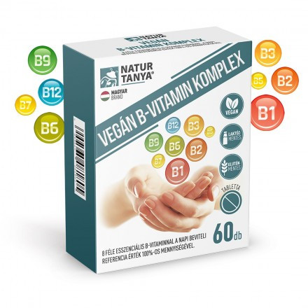 Natur Tanya® Vegán B-vitamin komplex 60 db tabletta