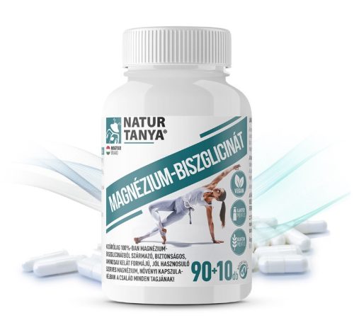 Natur Tanya® Magnézium-Biszglicinát 90+ 10db kapszula