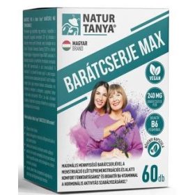   Natur Tanya® Barátcserje Max 240mg 60db kapszula, bioaktív B6-vitaminnal