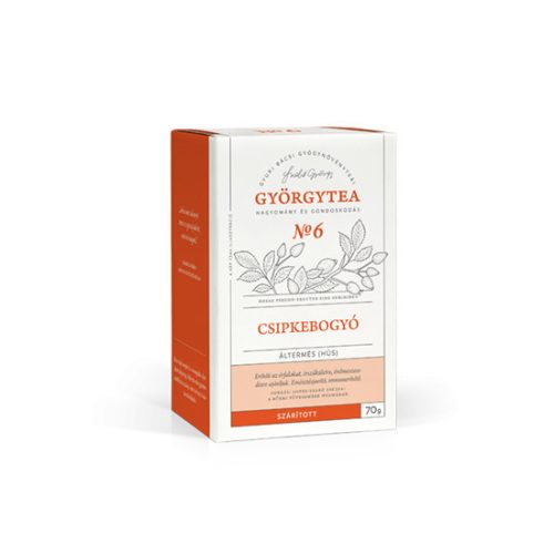 Györgytea Csipkebogyó hús 70g No.6