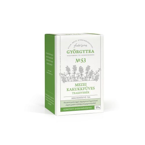 Györgytea Mezei kakukkfüves 50g teakeverék Immunerősítő tea No.53