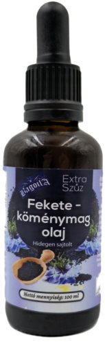 Bagoila Feketeköménymag olaj 100% 50ml hidegen sajtolt Nigella, pipettával