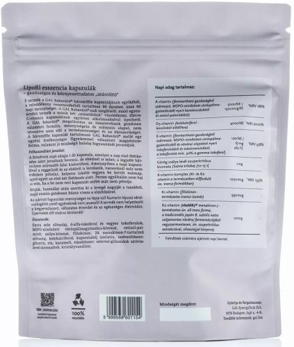 GAL Babaváró - 90 darabos utántöltő 90 lipofil+180 hidrofil+90 C-vitamin kapsz