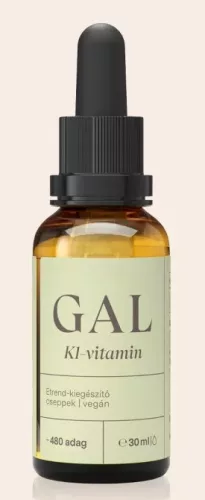 GAL K1-Vitamin 1000mcg K-vitamin 480 adag, 30ml ÚJ
