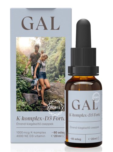 GAL K-komplex+D3 Forte ÚJ 1000mcg K-komplex + 4000NE D3 x 60 adag