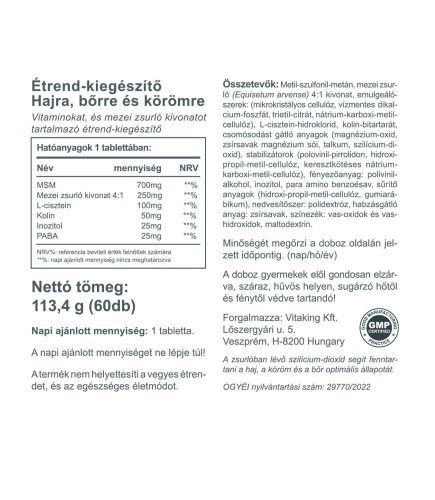 Vitaking Haj Bőr Köröm (60) tabletta