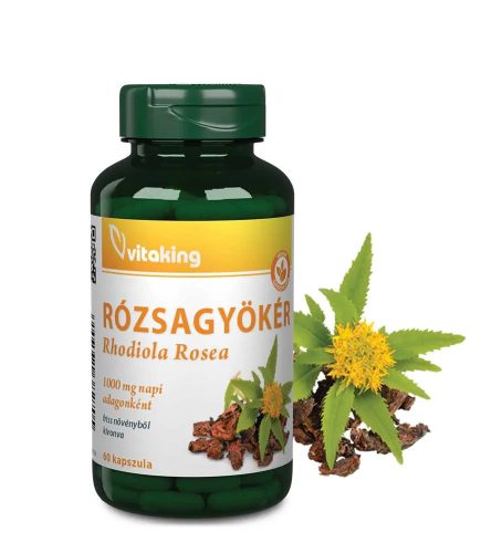 Vitaking Rózsagyökér 1000mg Rhodiola Rosea 60db kapszula