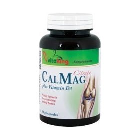 Vitaking CalMag Citrate + D-400 vitamin (90) lágykapszula