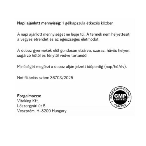 Vitaking Cardiolic (120) gélkapszula Halolaj + Q10 + L-karnitin + Fokhagyma