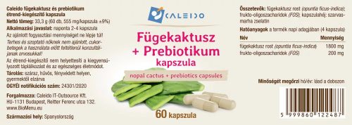 Caleido Fügekaktusz+Prebiotikum kapszula 60db