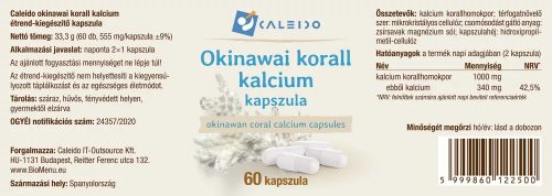 Caleido Okinawai Korall Kalcium kapszula 60db