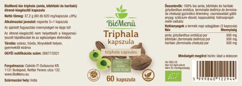 BioMenü BIO Triphala kapszula 60db