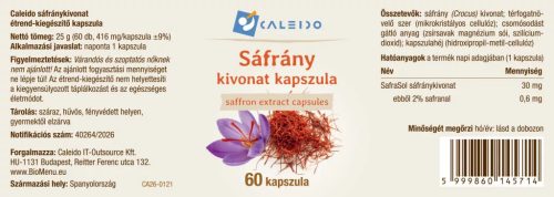 Caleido Sáfrány kivonat kapszula 60db