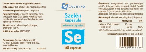 Caleido Szelén kapszula 60db