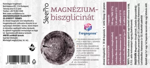 Freyagena SleePro Magnézium-biszglicinát 30 kapszula