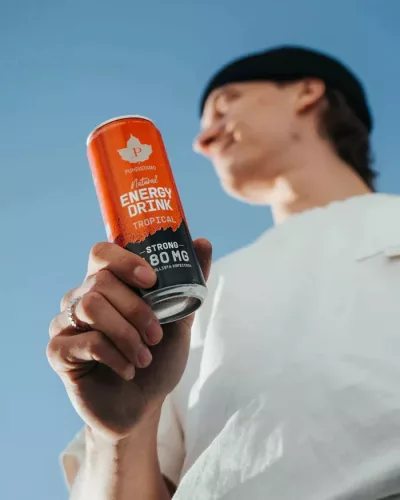 Puhdistamo Natural energy 330ml trópusi nektarin-mangó energiaital DRS