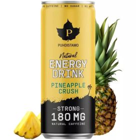   Puhdistamo Natural energy 330ml ananász ízű természetes energiaital DRS