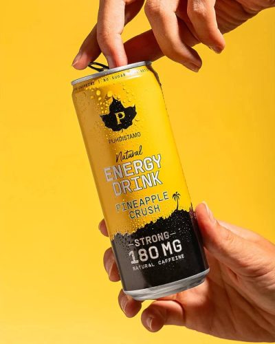 Puhdistamo Natural energy 330ml ananász ízű természetes energiaital DRS
