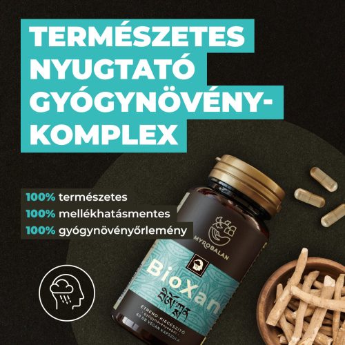Myrobalan BioXan stressz kontroll 60db gyógynövény komplex kapszula