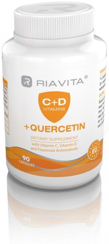 RIAVITA C+D vitamin + Quercetin 90 kapszula