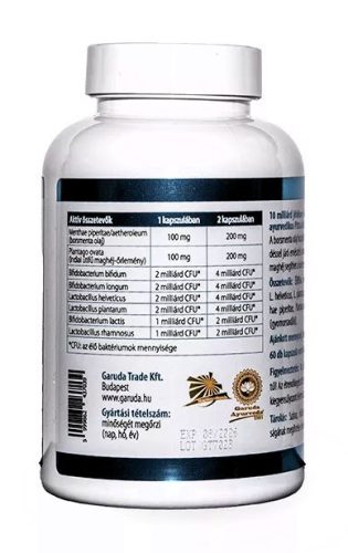 Garuda Health Pitta Cool Biotikum 60db gyomorégést enyhítő kapszula