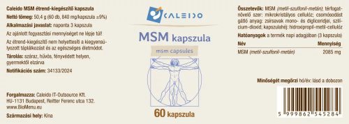 Caleido MSM kapszula 60db