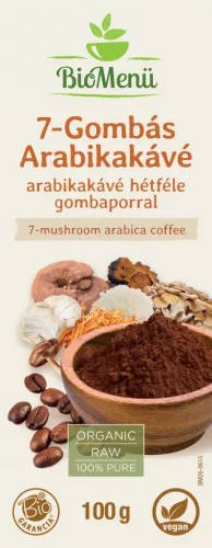 BioMenü BIO 7-gombás Arabikakávé 100g