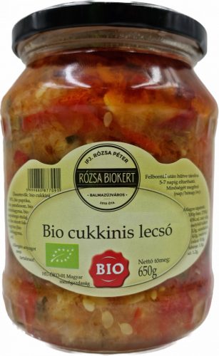 BIO Cukkinis lecsó 650g Rózsa Biokert